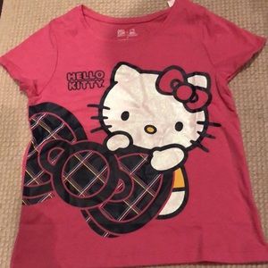 T-shirt Hello Kitty girls sizes 4, 5 or 7 Sanrio 60% cotton polyester Garanimals